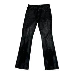 Monfrere Clint Jeans Vin Coated Noir Japanese Denim Size 30